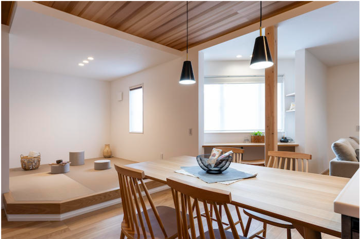 ストレスフリーな生活動線の家