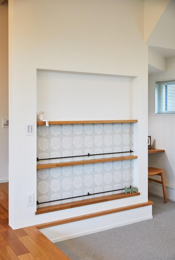 勾配天井がのびやかな平屋の家