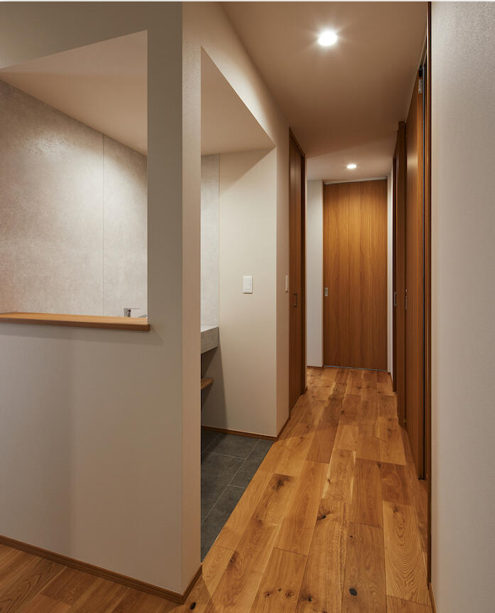 来客用動線・家族用動線