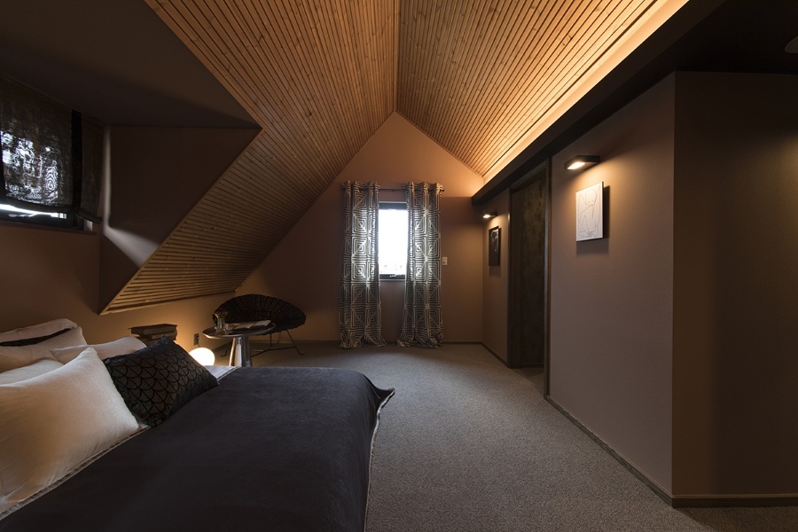 ホテルのような主寝室