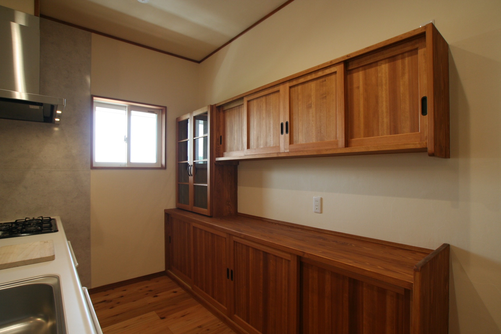 テラスがある洋風自然素材の家