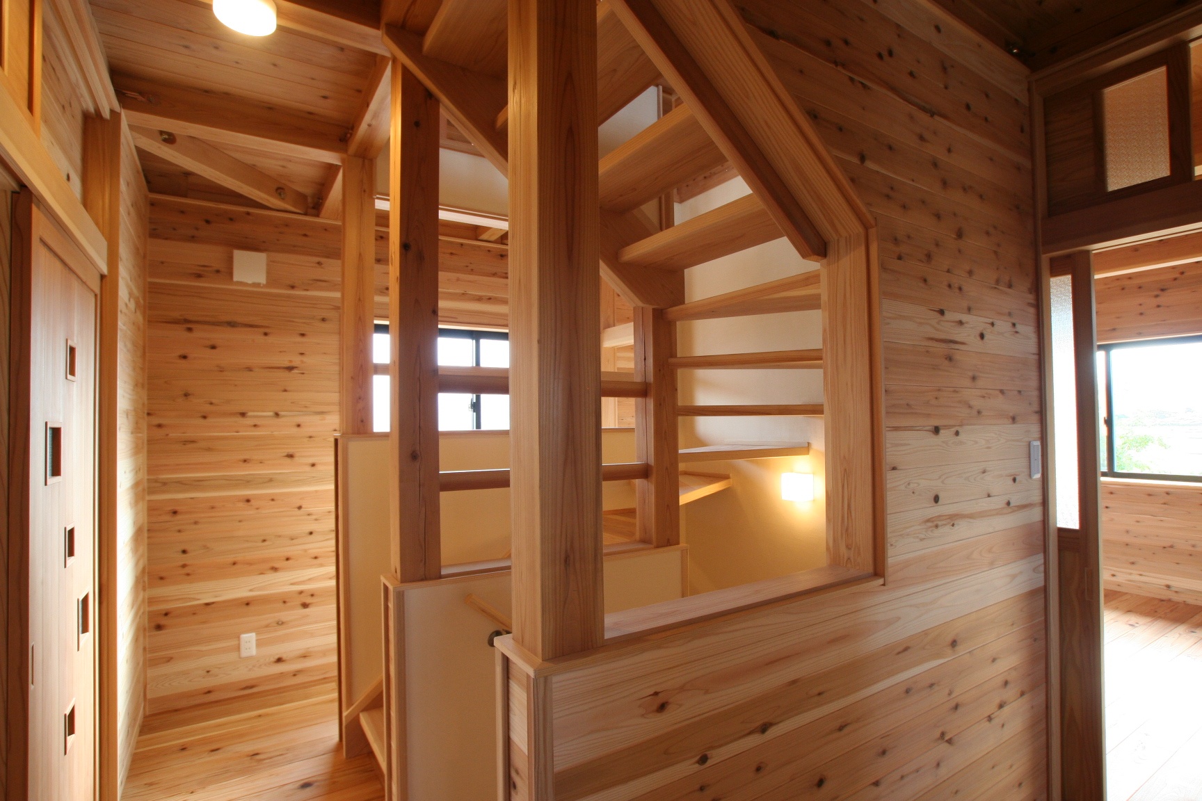 建具にこだわる、自然素材の家