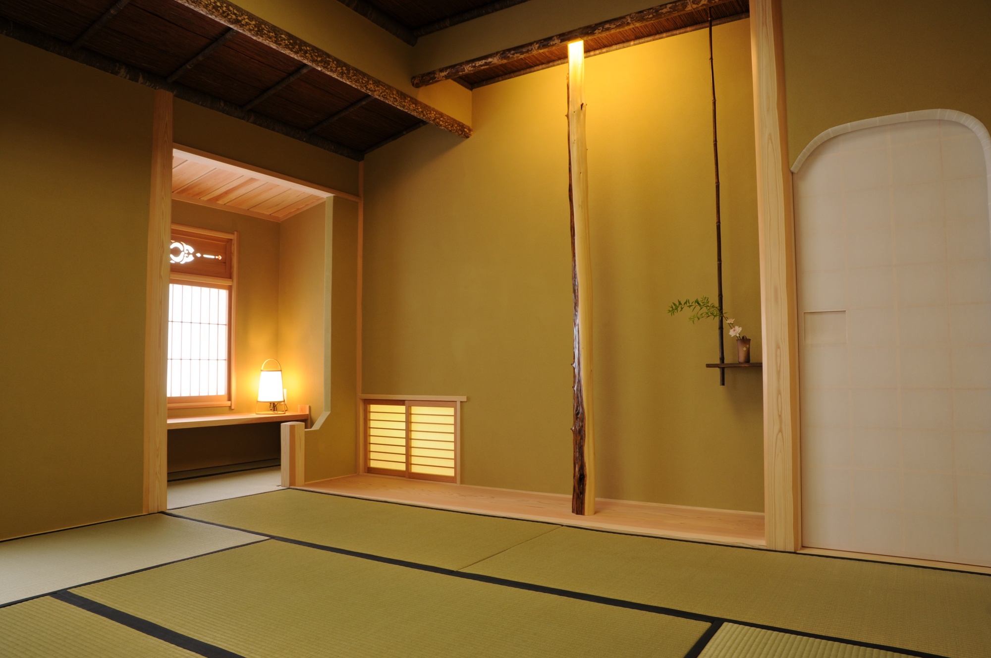 中二階のある平屋の自然素材の家