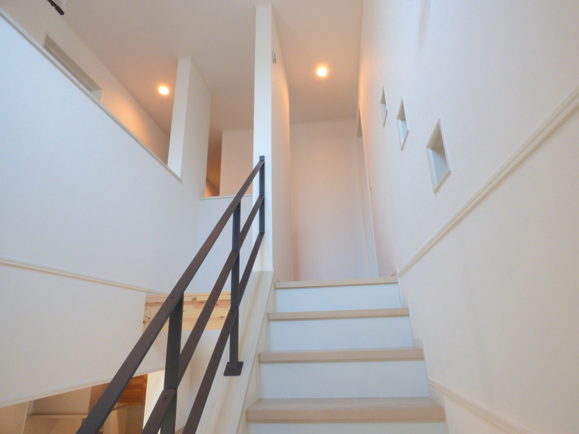 おしゃれなアイアン手摺