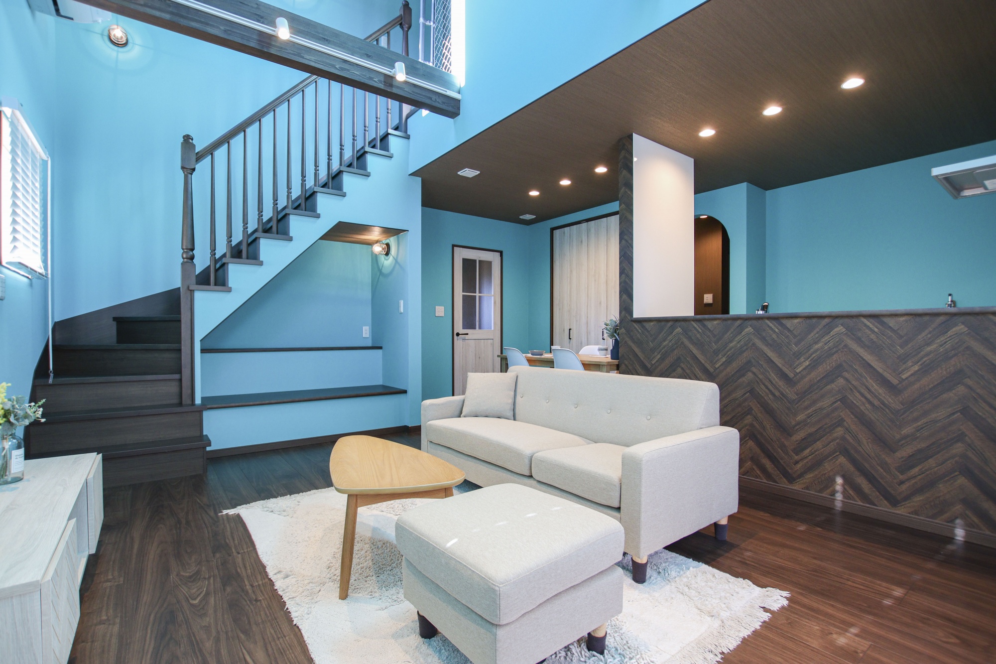 リゾート気分なハワイアンテイストの家