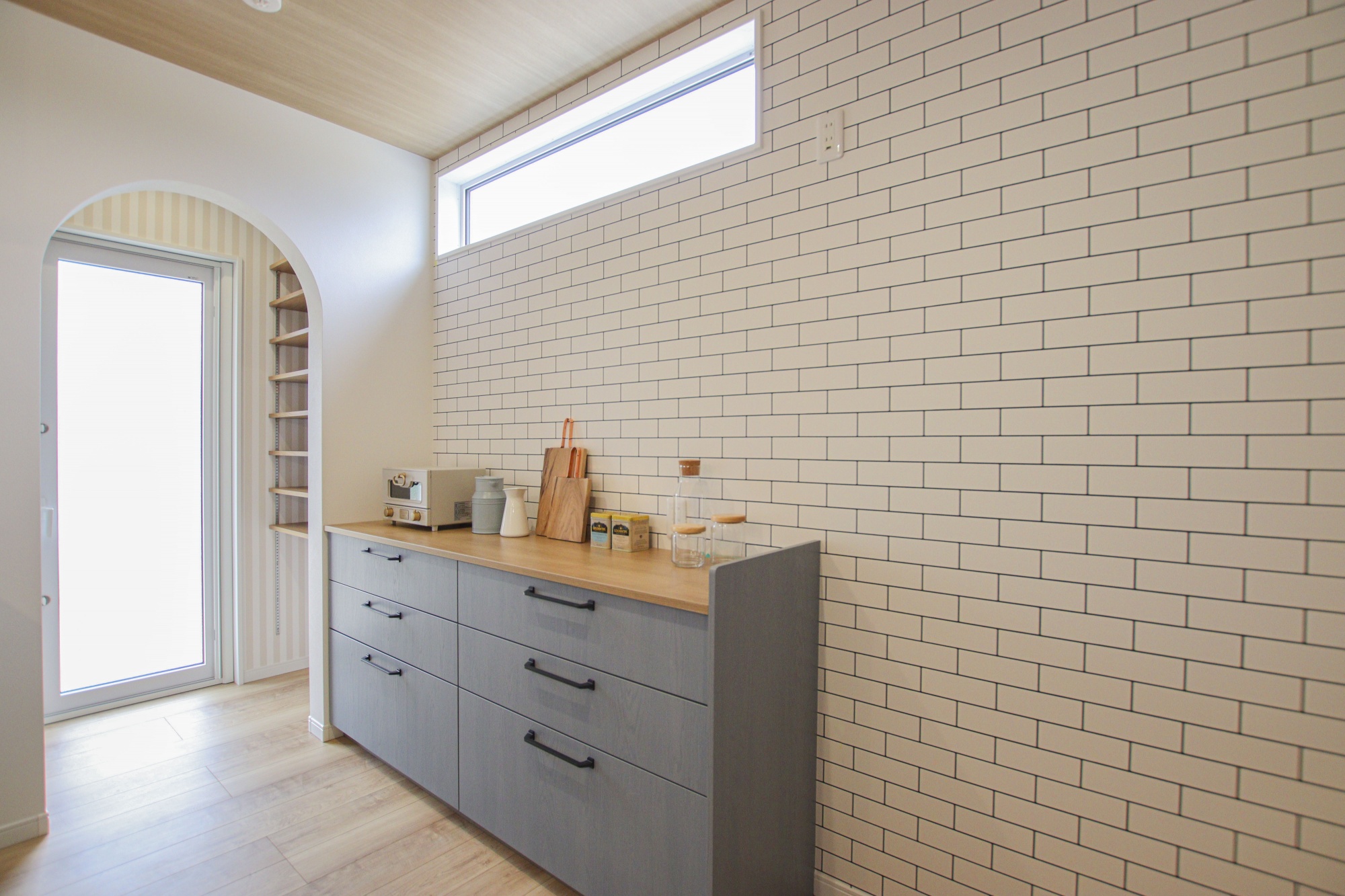 暮らしのアイデアが詰まったアメリカンテイストの平屋