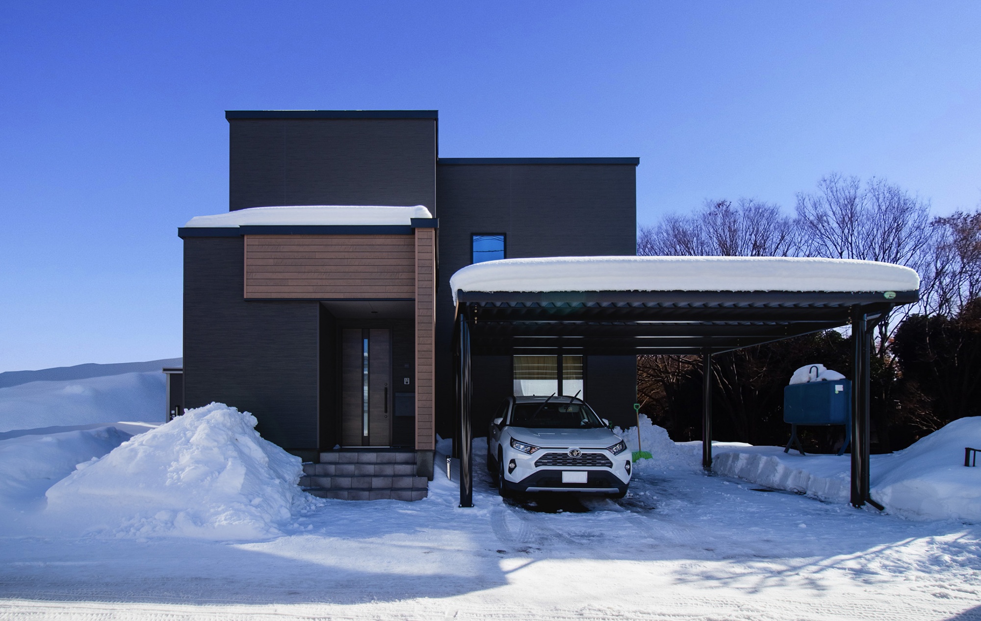 モダンデザインと機能性が融合したお家